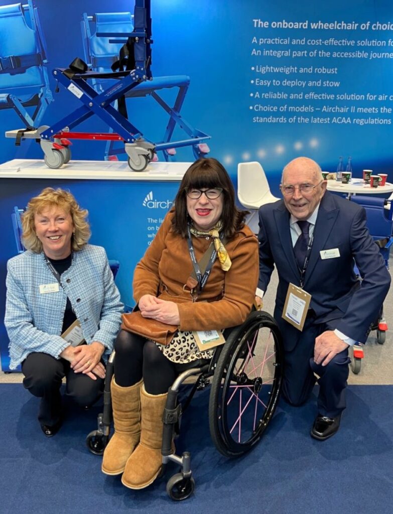 Mary Doyle smiles alongside Airchair execs at AIX 2025